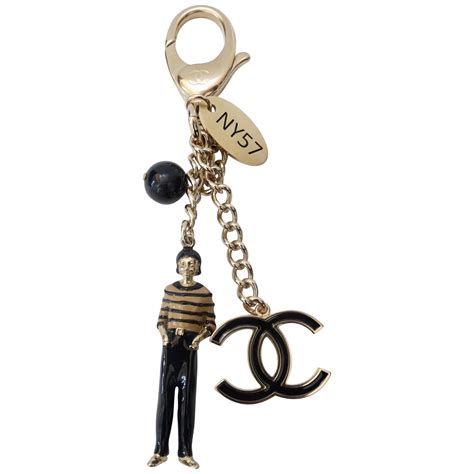 coco chanel keychain|Chanel fluffy keychain.